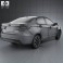 Kia Rio (K2) Sedan 2012 3d model