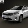 Kia Rio (K2) Sedan 2012 3d model