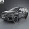 Mercedes-Benz GL-Class X166 AMG 2013 3d model