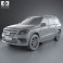Mercedes-Benz GL-Class X166 AMG 2013 3d model