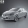 Renault Clio IV 2013 3d model