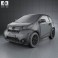 Scion iQ 2012 3d model