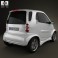Smart Fortwo 1998 3d model