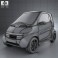Smart Fortwo 1998 3d model