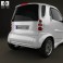 Smart Fortwo 1998 3d model