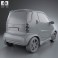 Smart Fortwo 1998 3d model