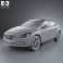 Volvo V40 2013 3d model