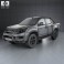 Isuzu D-Max Double Cab 2012 3d model