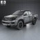 Isuzu D-Max Extended Cab 2012 3d model