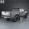 Isuzu D-Max Extended Cab 2012 3d model