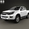 Isuzu D-Max Extended Cab 2012 3d model