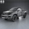 Isuzu D-Max Single Cab 2012 3d model