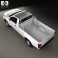 Isuzu D-Max Single Cab 2012 3d model