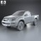 Isuzu D-Max Single Cab 2012 3d model