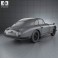 Aston Martin DB2 1950 3d model