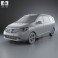 Dacia Lodgy 2012 3d model
