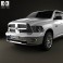Dodge Ram 1500 Crew Cab Big Horn 5-foot 7-inch Box 2012 3d model