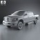 Dodge Ram 1500 Mega Cab Laramie 160-inch Box 2008 3d model