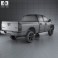 Dodge Ram 1500 Quad Cab Laramie 140-inch Box 2008 3d model
