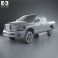 Dodge Ram 1500 Quad Cab Laramie 140-inch Box 2008 3d model