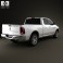 Dodge Ram 1500 Quad Cab Laramie 6-foot 4-inch Box 2012 3d model