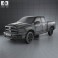 Dodge Ram 1500 Quad Cab Laramie 6-foot 4-inch Box 2012 3d model