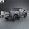 Dodge Ram 1500 Quad Cab Laramie 6-foot 4-inch Box 2012 3d model