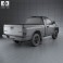 Dodge Ram 1500 Regular Cab Laramie 120-inch Box 2008 3d model