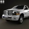 Dodge Ram 1500 Regular Cab Laramie 120-inch Box 2008 3d model