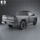 Dodge Ram 1500 Regular Cab SLT 6-foot 4-inch Box 2012 3d model