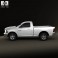 Dodge Ram 1500 Regular Cab SLT 6-foot 4-inch Box 2012 3d model
