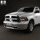 Dodge Ram 1500 Regular Cab SLT 6-foot 4-inch Box 2012 3d model