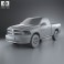 Dodge Ram 1500 Regular Cab SLT 6-foot 4-inch Box 2012 3d model