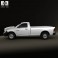 Dodge Ram 1500 Regular Cab ST 8-foot Box 2012 3d model