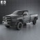 Dodge Ram 2500 Regular Cab ST 6-foot 4-inch Box 2012 3d model