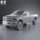 Dodge Ram 2500 Regular Cab ST 6-foot 4-inch Box 2012 3d model