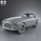 Ferrari 166 Inter Berlinetta 1950 3d model
