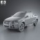 Fiat Strada Crew Cab Adventure 2012 3d model