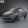 Fiat Strada Crew Cab Sporting 2012 3d model
