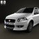 Fiat Strada Crew Cab Sporting 2012 3d model