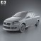 Fiat Strada Crew Cab Sporting 2012 3d model