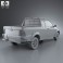 Fiat Strada Crew Cab Trekking 2012 3d model