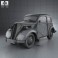 Ford Anglia E494A 2-door Saloon 1949 3d model