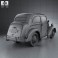 Ford Anglia E494A 2-door Saloon 1949 3d model