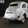 Ford Anglia E494A 2-door Saloon 1949 3d model