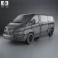 Ford Transit Custom LWB 2012 3d model
