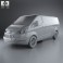 Ford Transit Custom LWB 2012 3d model