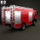 Iveco Trakker Fire Truck 2012 3d model