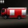 Iveco Trakker Fire Truck 2012 3d model