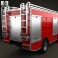 Iveco Trakker Fire Truck 2012 3d model